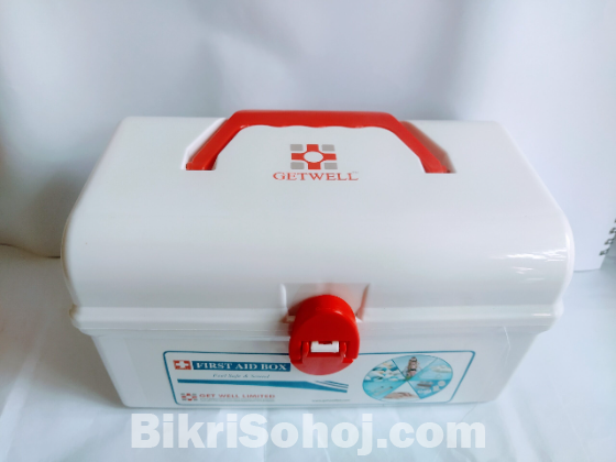 First Aid kid Box (with Medicine) ফার্স্ট এইড বক্স